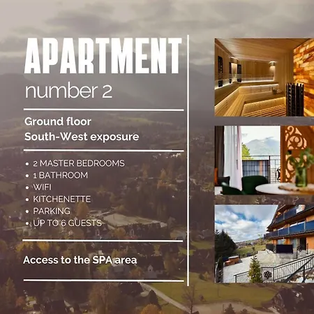 Apartment Salamandra Jacuzzi, Sauny, Teznia, Panorama Tatr *