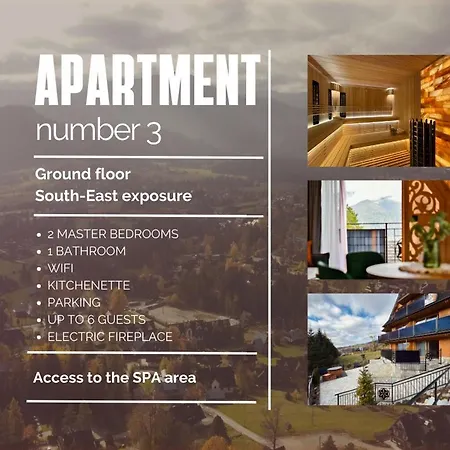Apartment Salamandra Jacuzzi, Sauny, Teznia, Panorama Tatr *