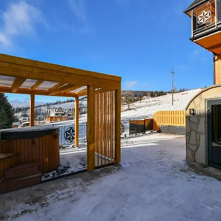 Salamandra Jacuzzi, Sauny, Teznia, Panorama Tatr *