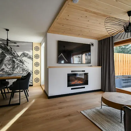 Salamandra Jacuzzi, Sauny, Teznia, Panorama Tatr Apartment Kościelisko